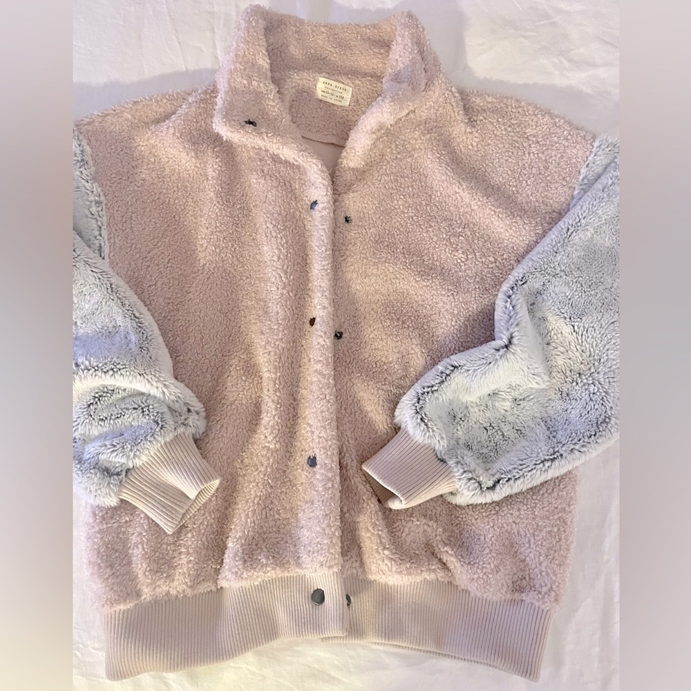 Zara faux fur & Sherpa jacket